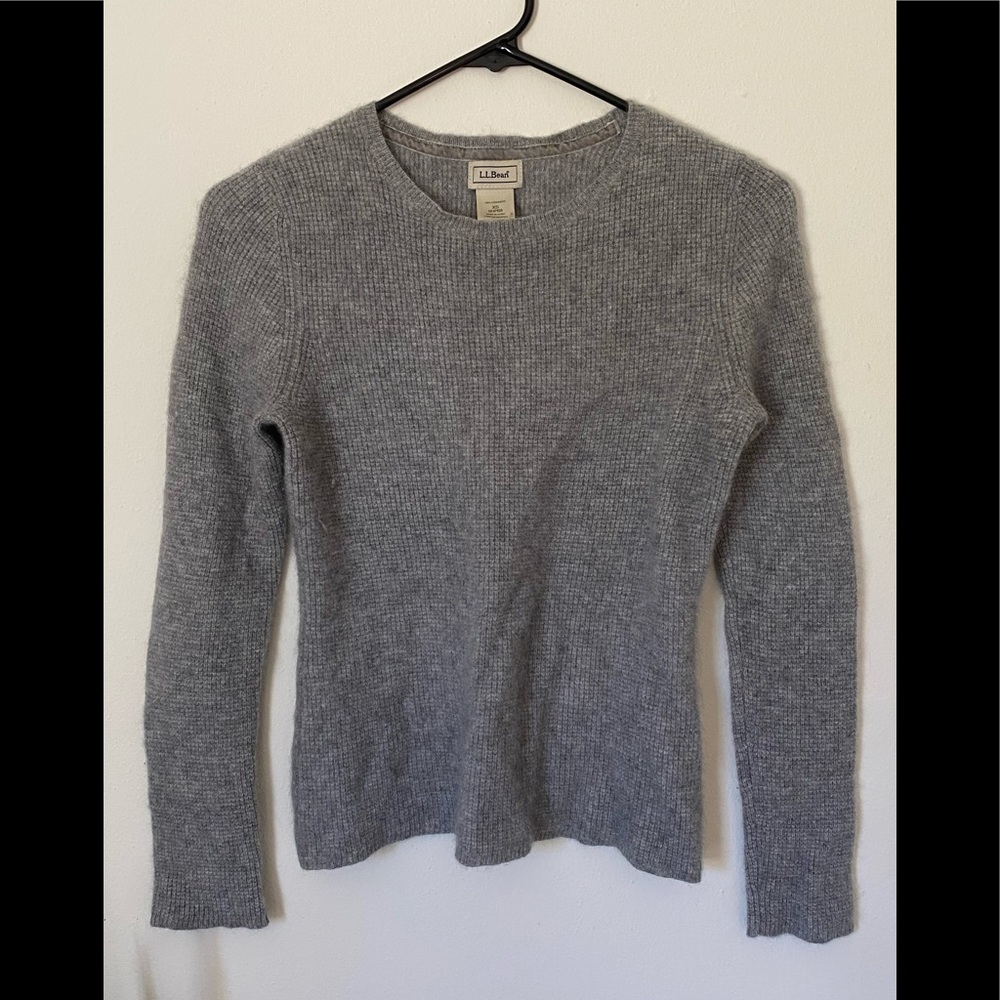 LL Bean crop sweater